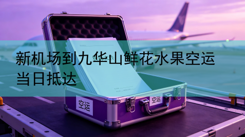 新机场到九华山鲜花水果空运当日抵达