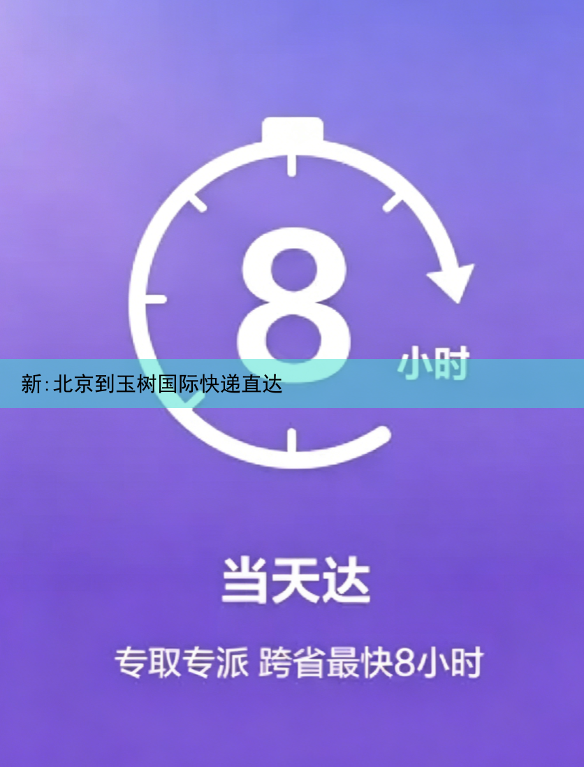 新:北京到玉树国际快递直达