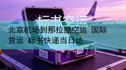 北京机场到那拉提空运 国际货运 标书快递当日达